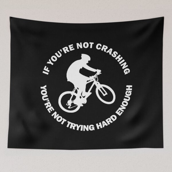 Item preview, If You're Not Crashing Bicycle Mountain Fat Bike Rack Biker Lover Gift designed and sold by Best Arts.