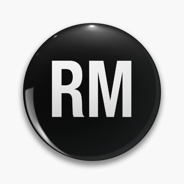 Item preview,  BTS Kim Namjoon RM initials  designed and sold by NoonaStudio.