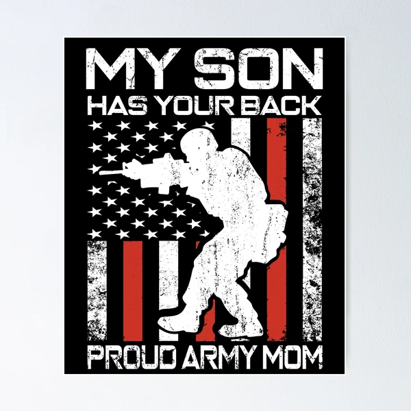 My Son Has Your Back - Proud Police Mom Personalized Gifts