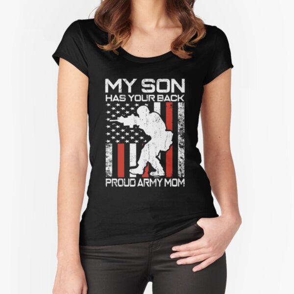 My Son Has Your Back, Proud Army Mom - Personalized Gifts Custom