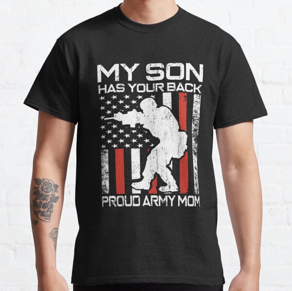 My Son Has Your Back - Proud Police Mom Personalized Gifts