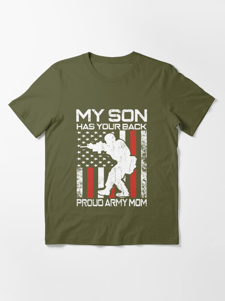 My Son Has Your Back, Proud Army Mom - Personalized Gifts Custom