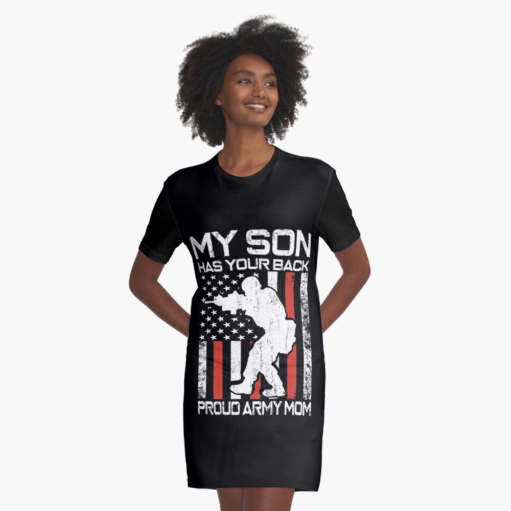 My Son Has Your Back - Proud Police Mom Personalized Gifts