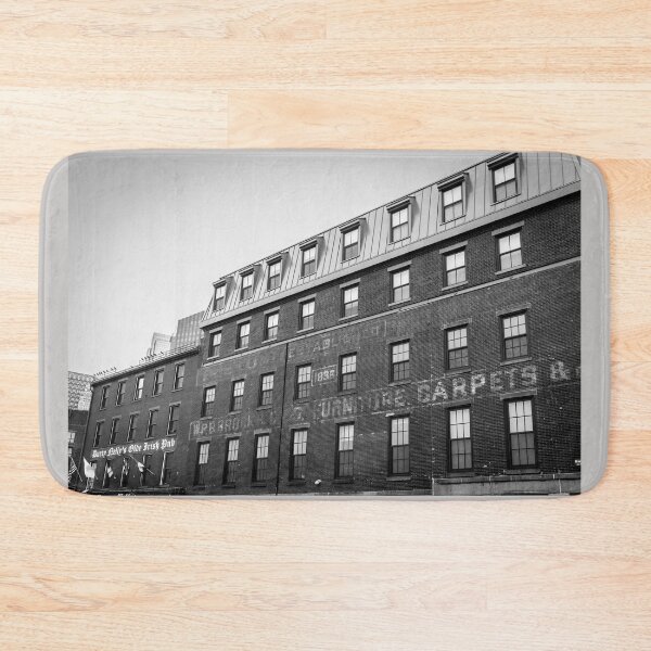 Item preview, Old brick Boston Buildings with faded aged signage designed and sold by Brian Scantlebury.