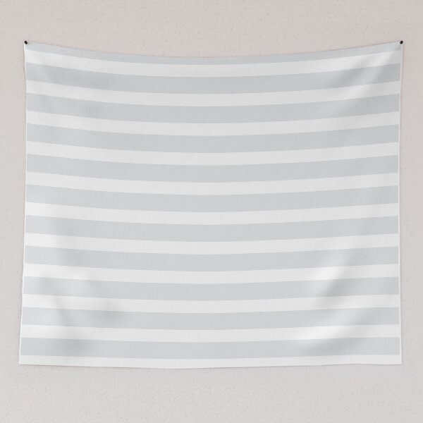 Item preview, Classic Stripes - Light Gray on White designed and sold by fancyashell.