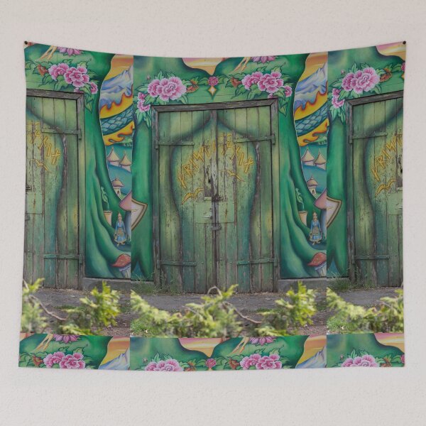 Item preview, Green door, Copenhagen, Christiania designed and sold by Cvail73.