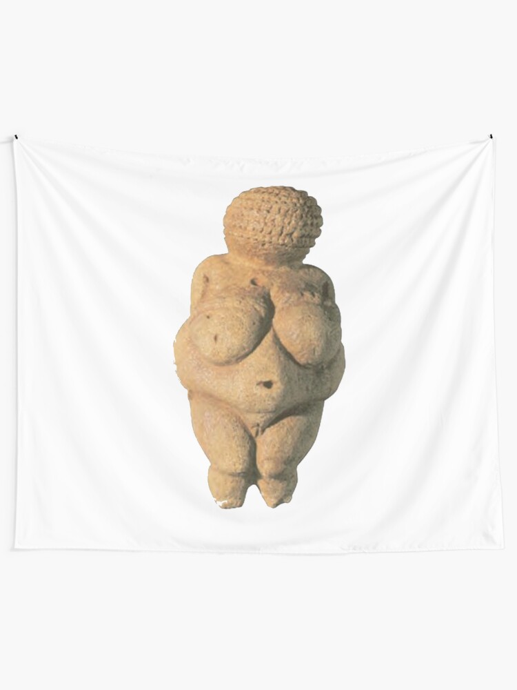 Alternate view of #Venus of #Willendorf #artifact sculpture art figurine statue humanbody #VenusofWillendorf Tapestry