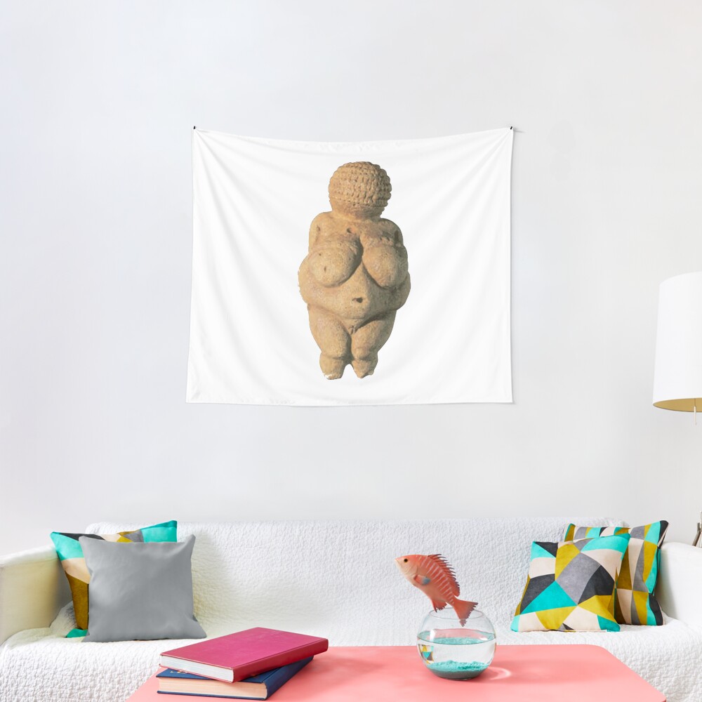 #Venus of #Willendorf #artifact sculpture art figurine statue humanbody #VenusofWillendorf Tapestry