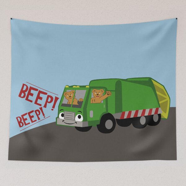 Item preview, Bears Driving a Trash Truck designed and sold by TheKohakuDragon.