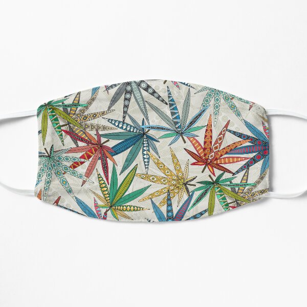 boho weed light Flat Mask