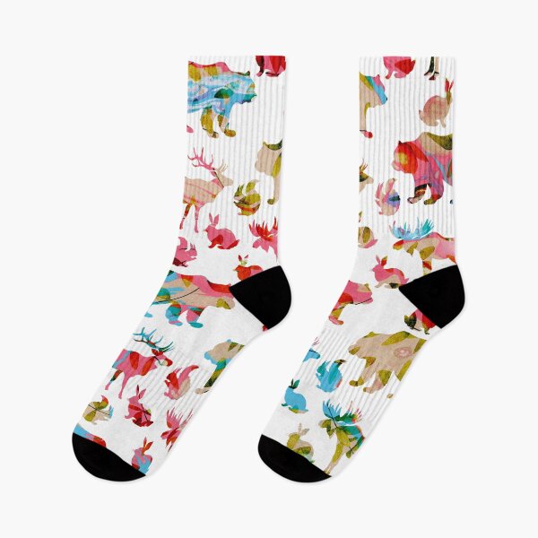 Item preview, Abstract Woodland Animals Print designed and sold by littleprints.
