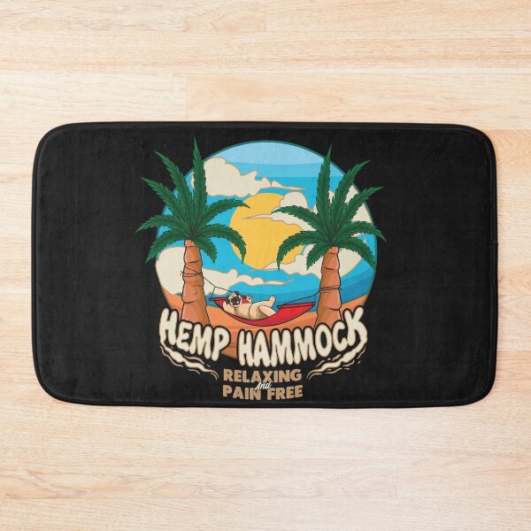 Item preview, Pug Jamaican Hemp Hammock Relaxing and Pain Free CBD designed and sold by Sbgarror.