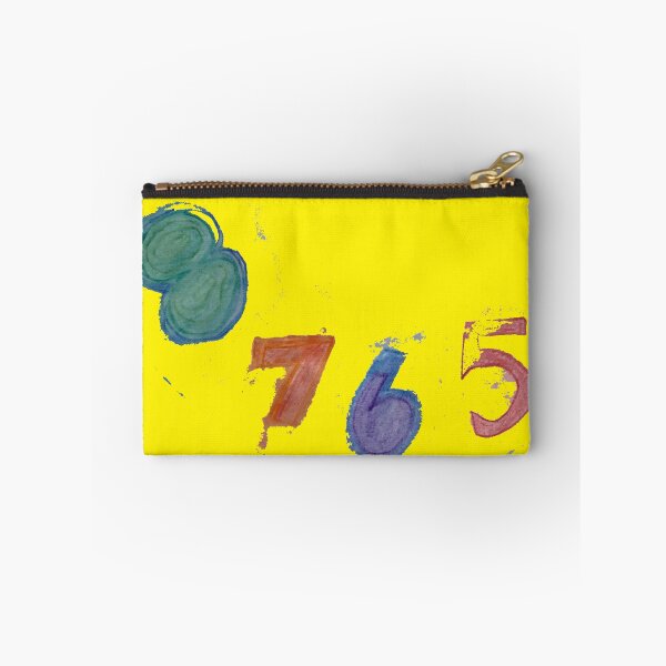Item preview, Yellow Clock with Numbers, watercolor designed and sold by djrunnels.