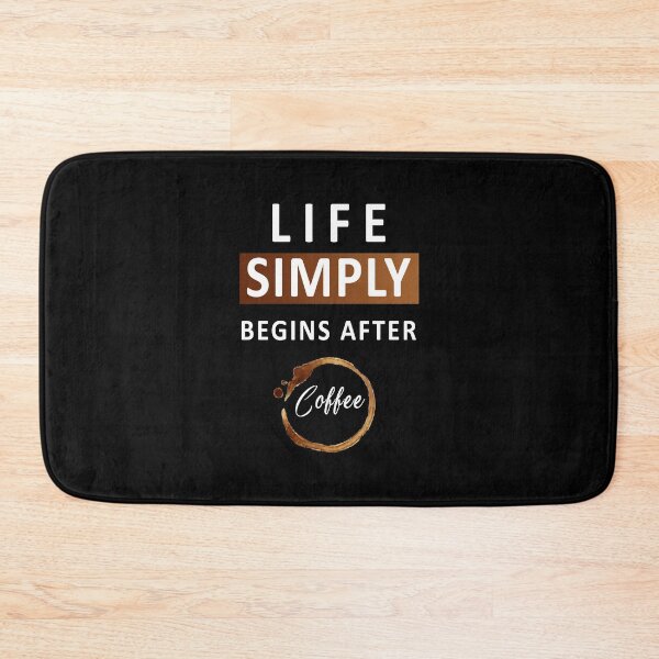Item preview, Life Simply Begins After Coffee  designed and sold by kamilu.