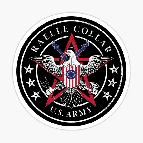 Item preview, Raelle Collar - U.S. Army Emblem (Black) designed and sold by ArtsyMagician.