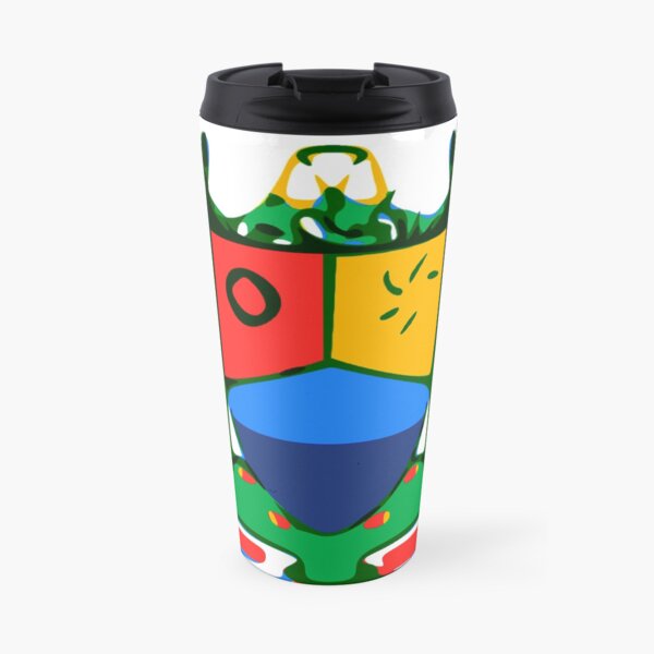 Lagos Nigeria Flag Decal Travel Mug