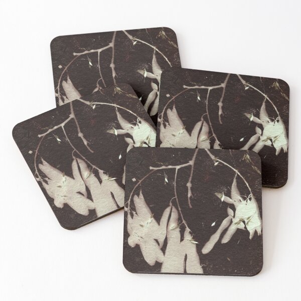 Item preview, Botanical brown floral vintage antique style print 4 designed and sold by KasparekFineArt.