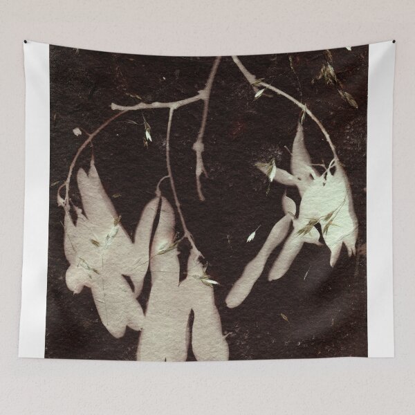 Item preview, Botanical brown floral vintage antique style print 4 designed and sold by KasparekFineArt.