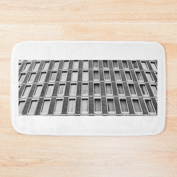 Item preview, Vintage architectural patterns from rows of same size windows in monochrome. designed and sold by Brian Scantlebury.