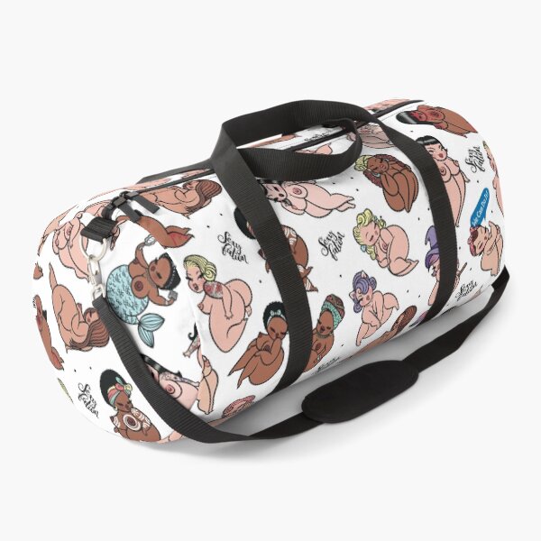 Sexyfation Pattern - White Duffle Bag