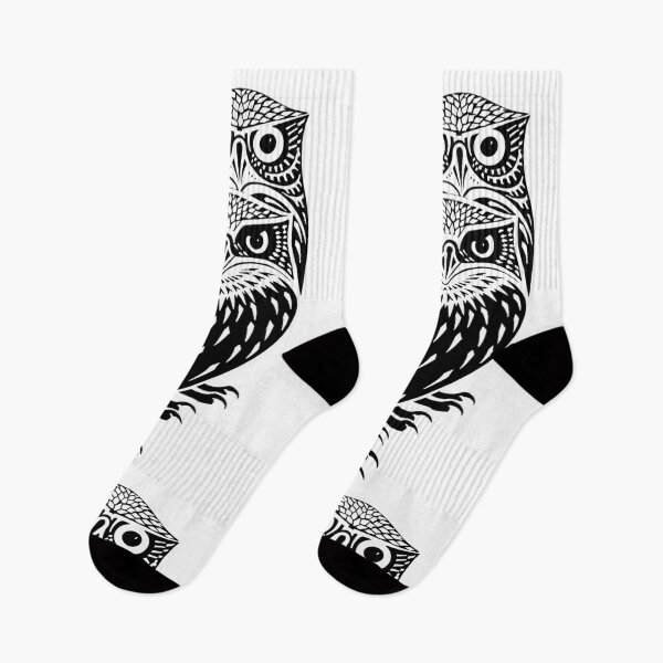 Item preview, owls | black and white designed and sold by Kinisis.