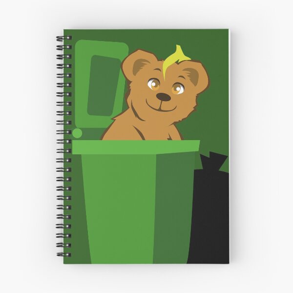 Item preview, A Bear Raiding the Trash Bin designed and sold by TheKohakuDragon.