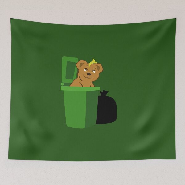Item preview, A Bear Raiding the Trash Bin designed and sold by TheKohakuDragon.