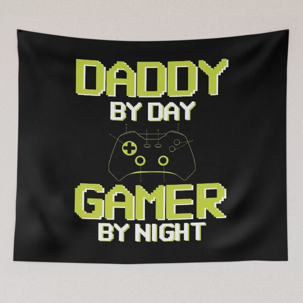 Item preview, Daddy by Day Gamer by Night - Father's Day Gift designed and sold by Hussain Alhumaidi.
