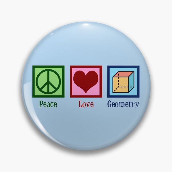 Item preview, Peace Love Geometry Teacher designed and sold by Epic Love Designs.