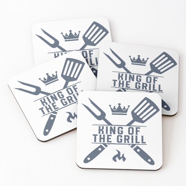 Item preview, King of The Grill BBQ Graphic designed and sold by CompassandCrate.