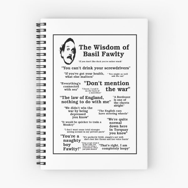 Aperçu de l'œuvre Fawlty Towers -La sagesse de Basil Fawlty créée et vendue par Tom Newberry.