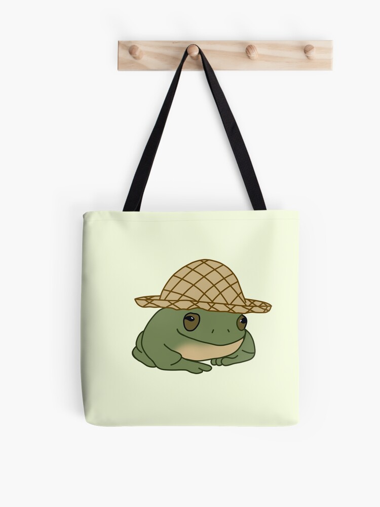 Straw Hat Frog Poster for Sale by thicker than a sticker