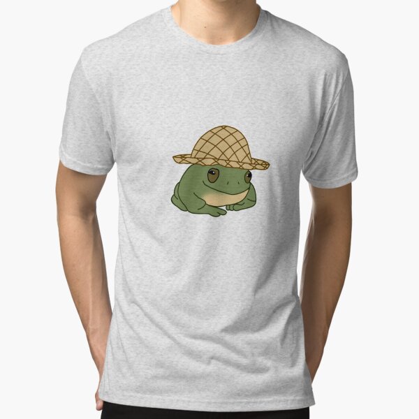 Straw Hat Frog Poster for Sale by thicker than a sticker