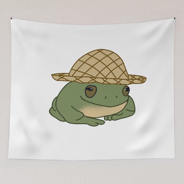 Item preview, Straw Hat Frog designed and sold by thicker than  a sticker.