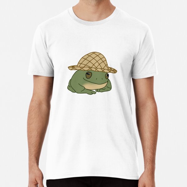 Straw Hat Frog Poster for Sale by thicker than a sticker