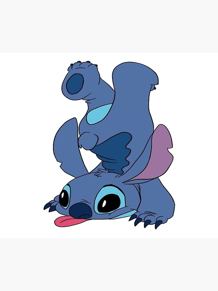 "stitch jump art" Poster by haallen678 Redbubble