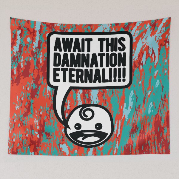 Item preview, AWAIT THIS DAMNATION ETERNAL! designed and sold by Horneland Kulturproduksjon.
