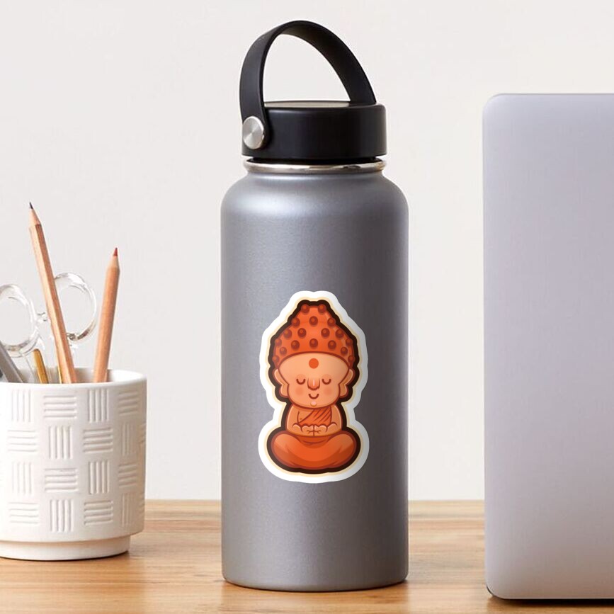 Little Indian Buddha Sticker