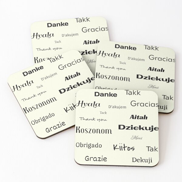 Item preview, Languages- The phrase 'Thank you' in many european/EU languages designed and sold by Matthew554a.