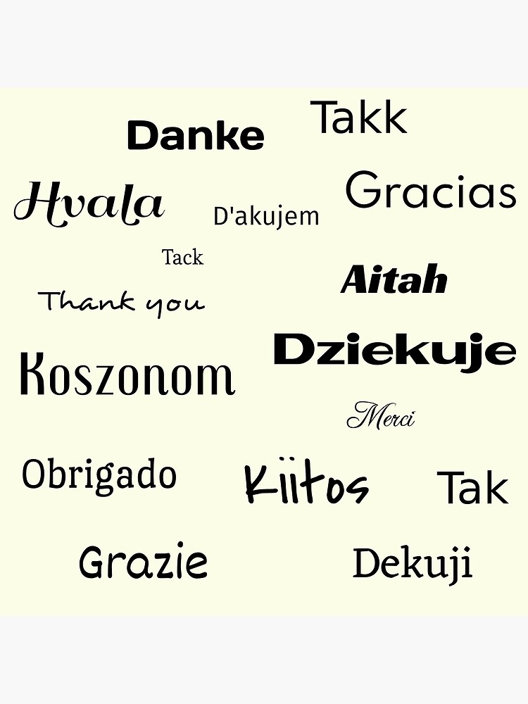 Ways of saying 'Thank you' - EU English » EU English