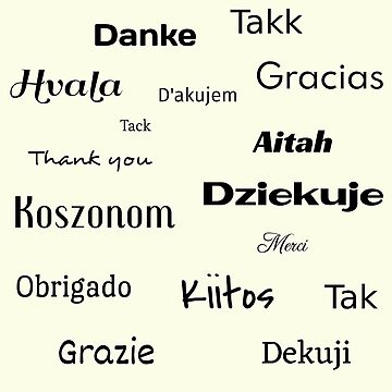 Ways of saying 'Thank you' - EU English » EU English