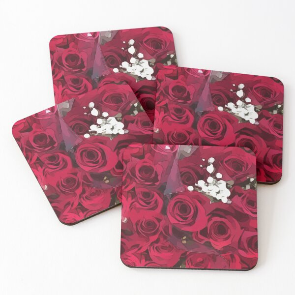 Item preview, aesthetic red roses floral design designed and sold by gadgetworks1984.