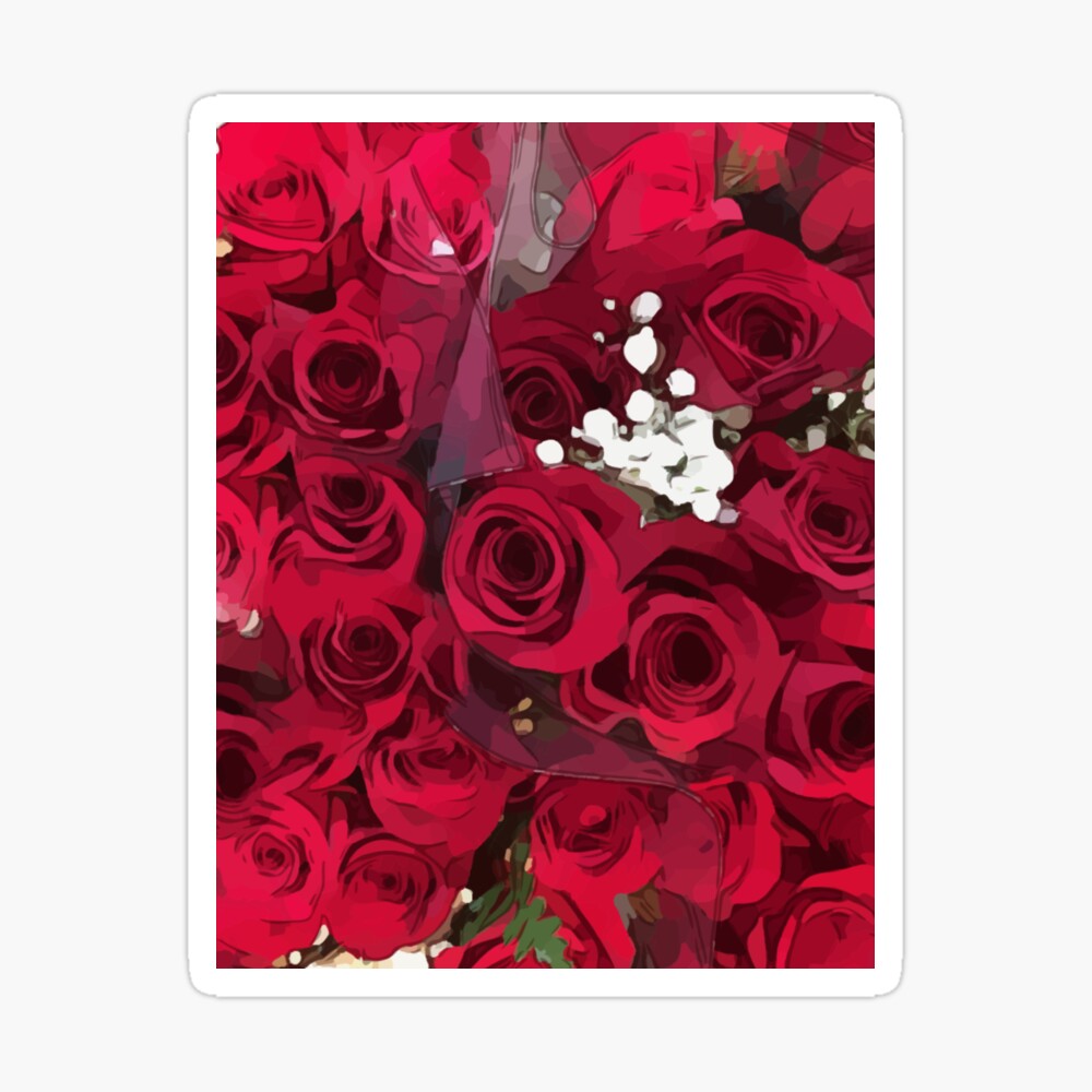 Aesthetic Red Roses Floral Design Canvas Print By Gadgetworks1984 Redbubble