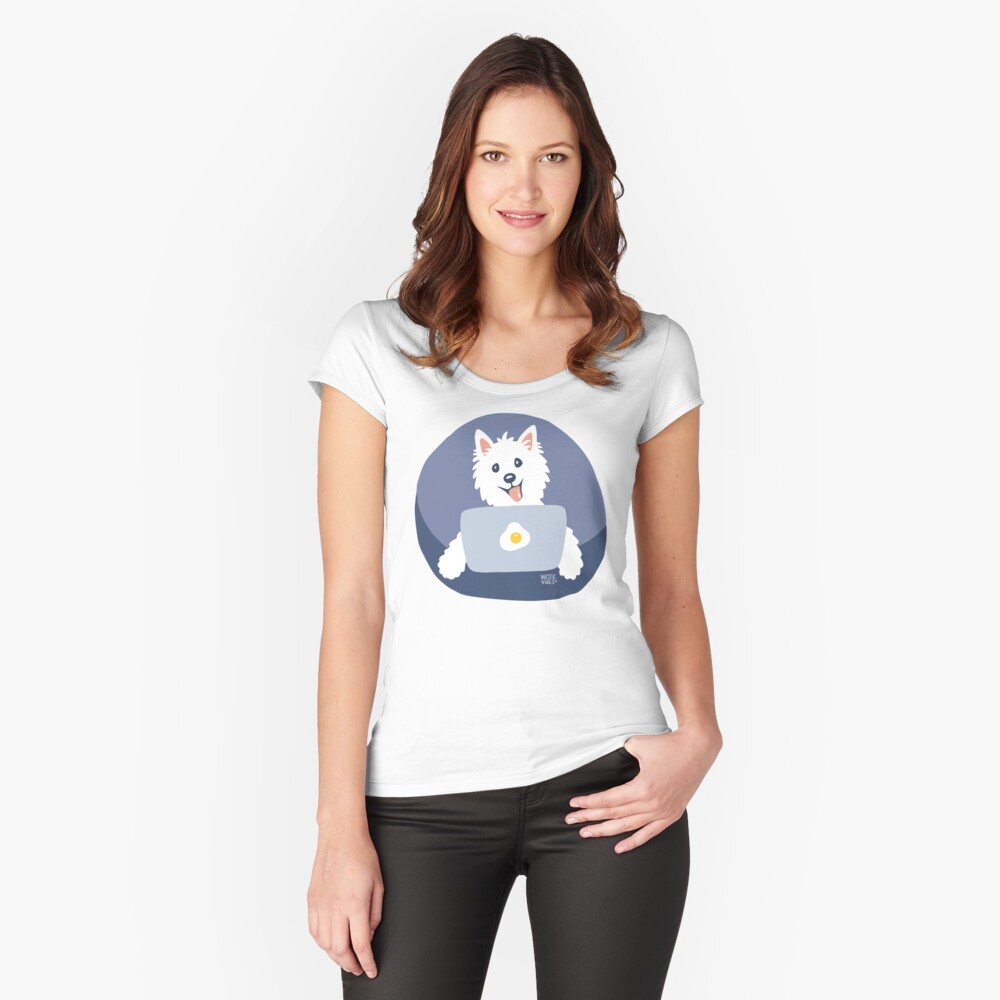 Item preview, Fitted Scoop T-Shirt designed and sold by mirunasfia.