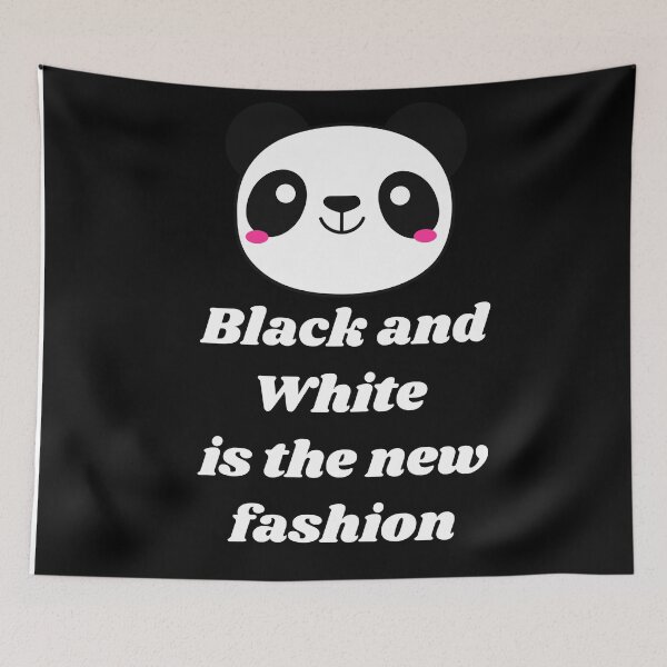 Item preview, BLACK AND WHITE IS THE NEW FASHION designed and sold by MissVania Speaks.