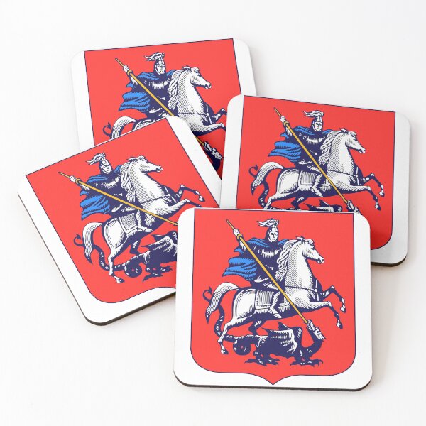 Item preview, Moscow Flag Coat of Arms designed and sold by Decal Mania.