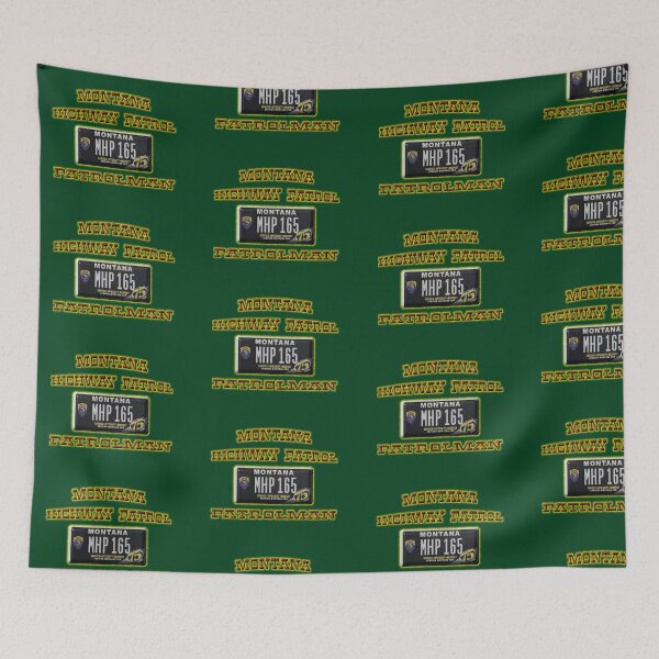 Item preview, Montana Highway Patrol License Plate designed and sold by Lawrence Baird.