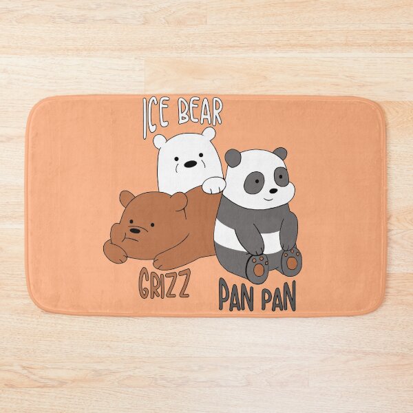 Item preview, Copia de The We Bear Bears Chibi | Cute Grizzly Pan Pan and Ice Bear | Cartoon Network Licensed FanArt designed and sold by RageAnime.