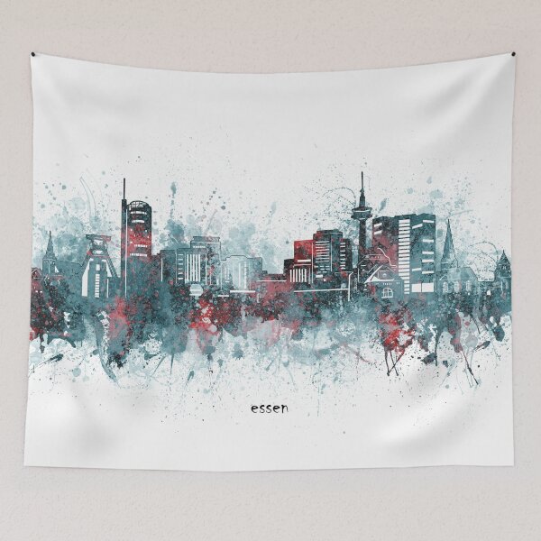 Item preview, essen skyline designed and sold by BekimART2.