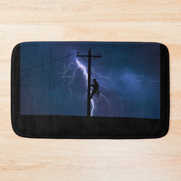 Item preview, Lineman in the Lightning designed and sold by Ken Macune.